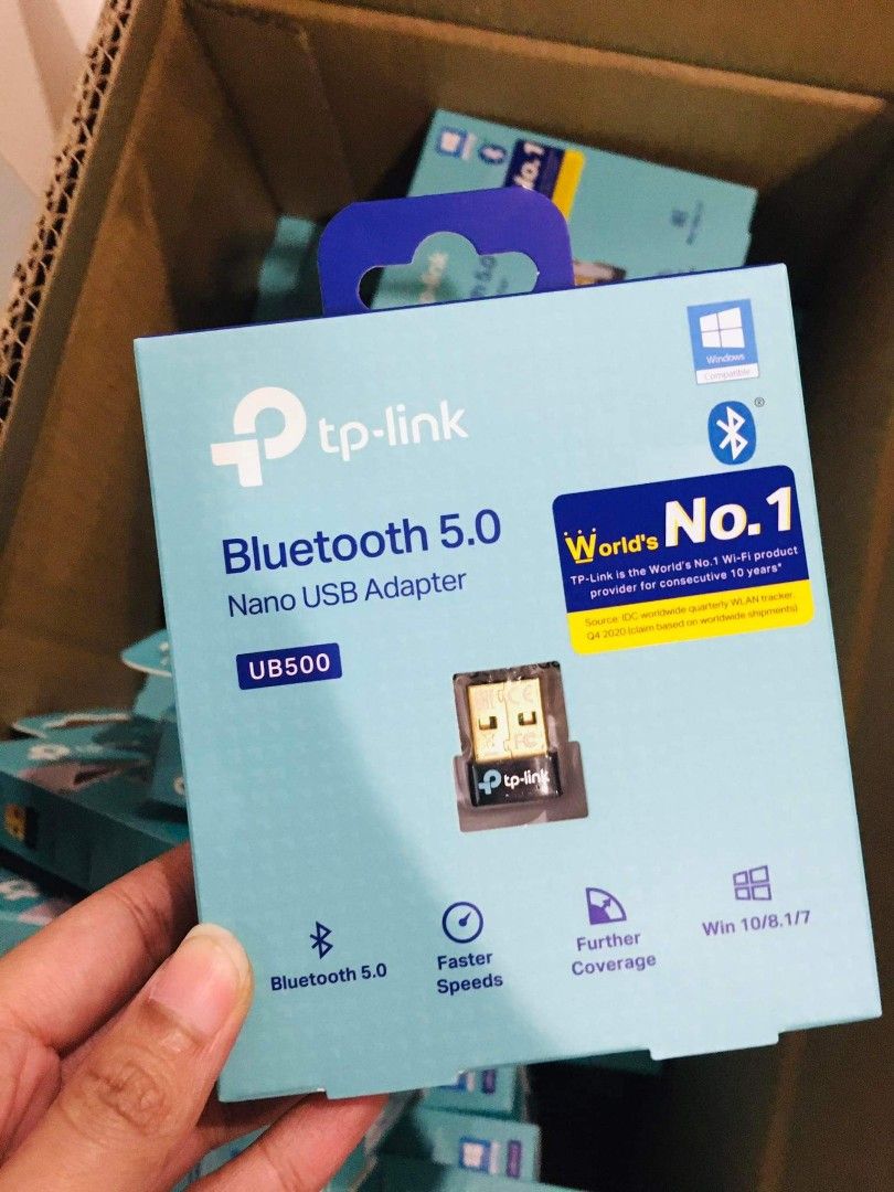 TP-Link UB500 Nano USB Bluetooth 5.0 Adapter | Bluetooth Receiver (Category: Networking) located in Makati City. Submitted by techubstoreandaccessories (Listing ID 1212017591, Image 2). Description: TP-Link UB500 Nano USB Bluetooth 5.0 Adapter | Bluetooth Receiver ON HAND! READY TO SHIP! 💯 GUARANTEED ORIGINAL ❗❗❗ ACTUAL PICS POSTED. DIRECT SUPPLIER❗❗❗BRANDNEW ITEMS❗❗❗ WITH 7DAYS REPLACEMENT FOR FACTORY DEFECTS AND 1YR WARRANTY ❗️2YRS WARRANTY FO