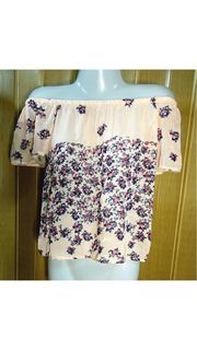 TY64 light pink off shoulder