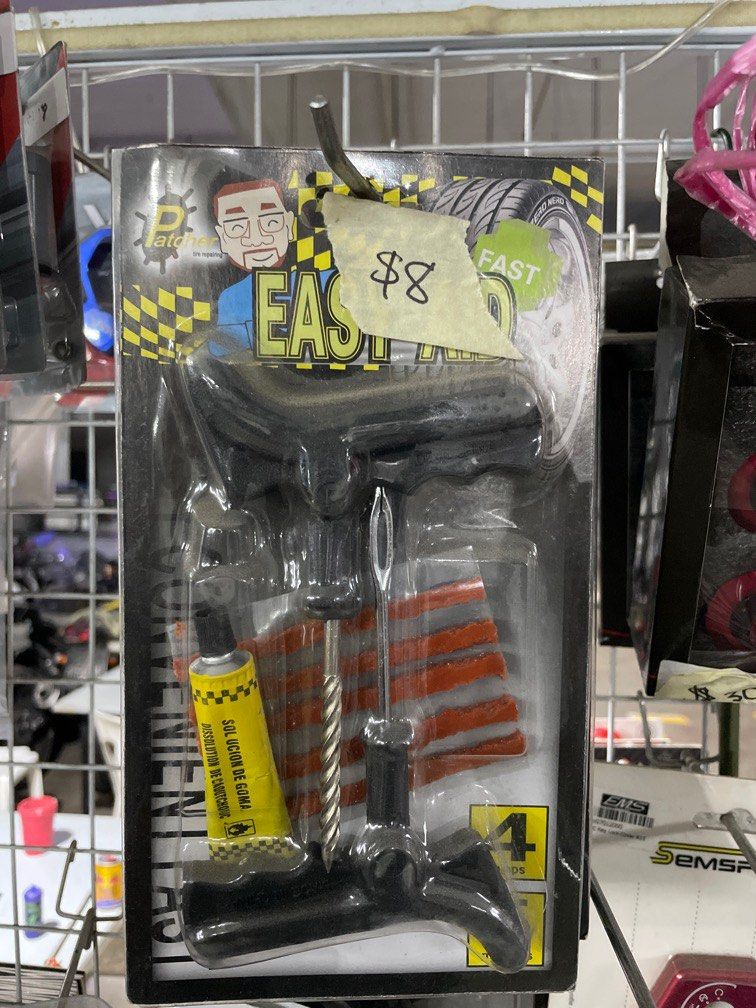 Tyre Patch Repair Kit, Motorcycles, Motorcycle Accessories on Carousell