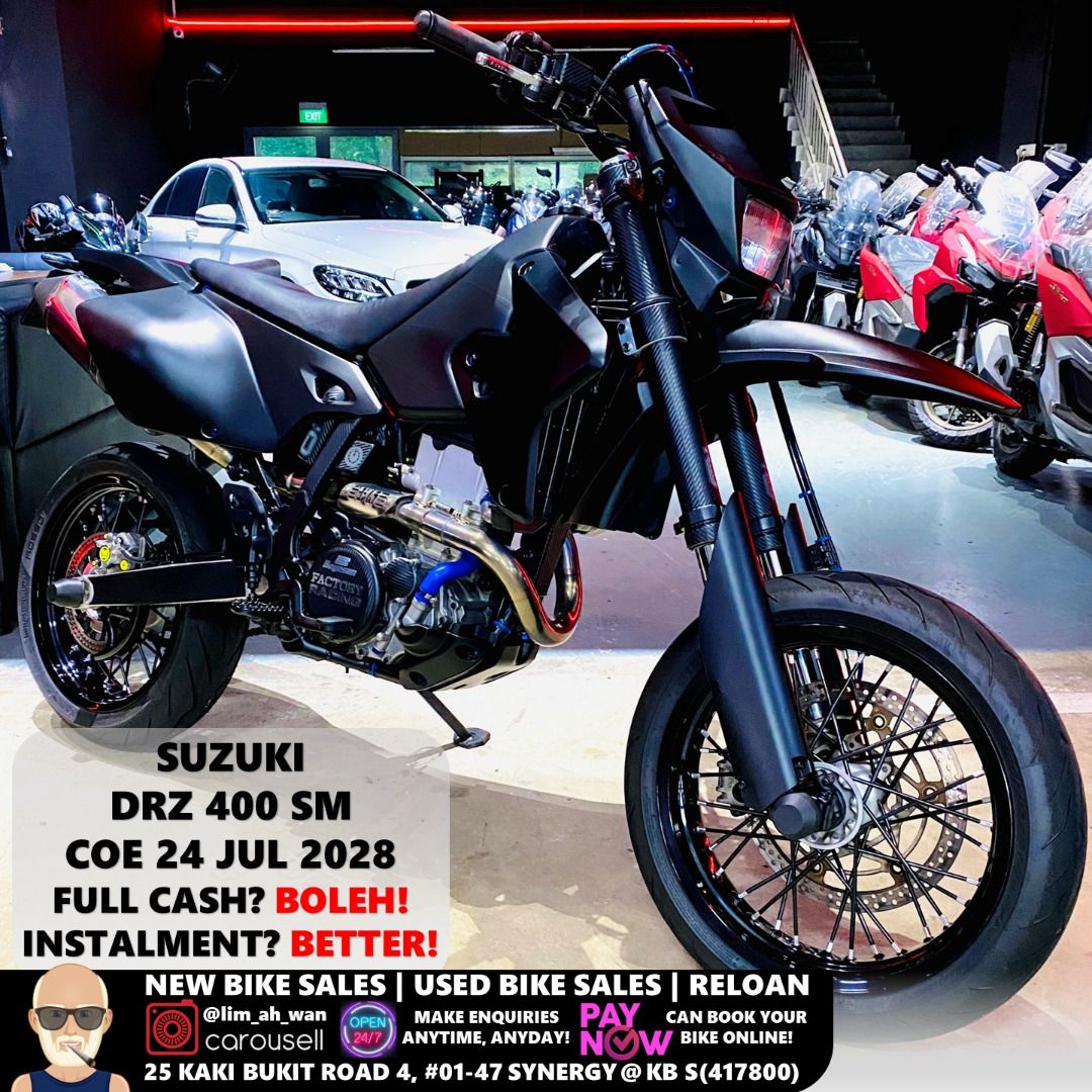 USED Suzuki DRZ 400 SM with YOSHIMURA Motorcycles Motorcycles