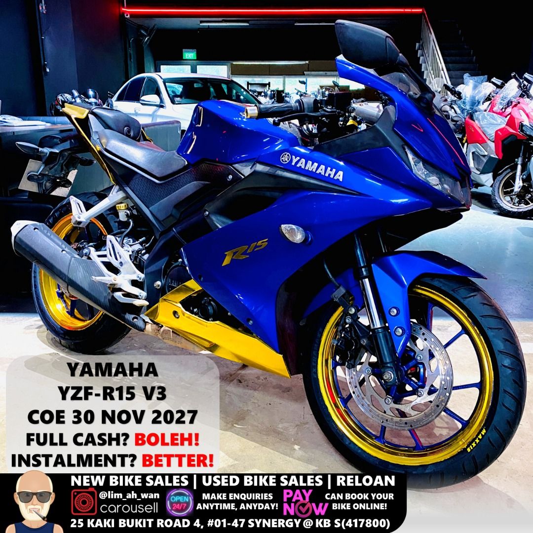 USED Yamaha R15 V3 Motorcycles Motorcycles for Sale Class 2B on