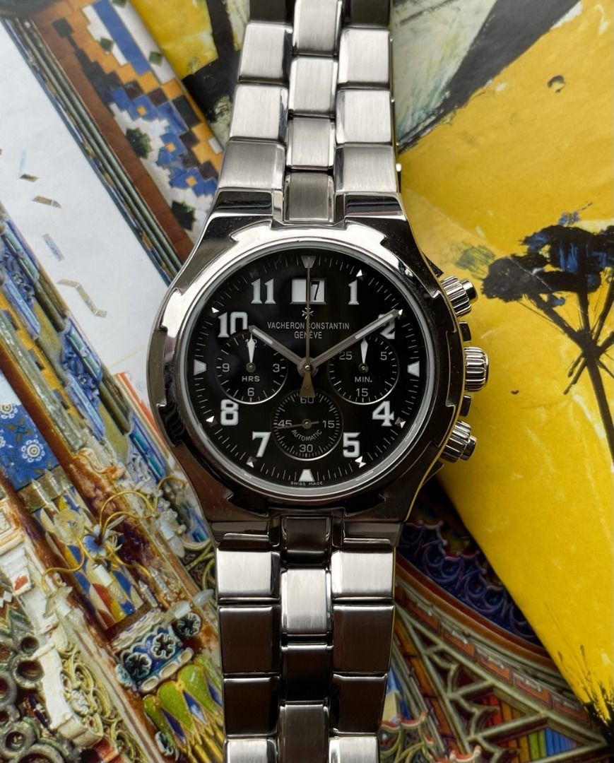 Vacheron Constantin Overseas Chronograph Black Dial 49140/423A