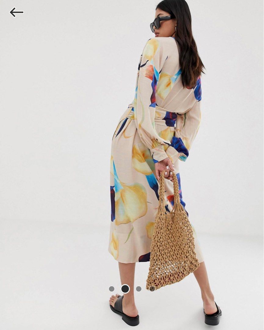 Weekday wrap hot sale dress