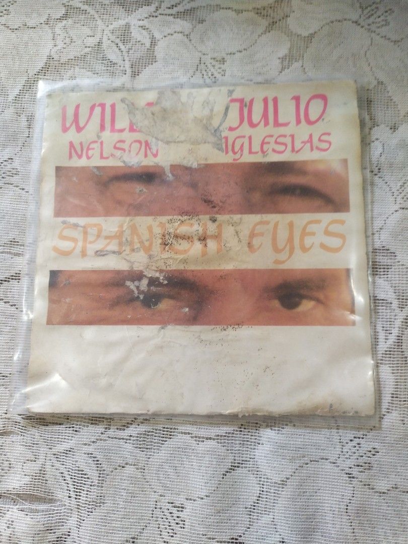 Willie Nelson & Julio Iglesias Spanish Eyes (7" single) VINYL PLAKA