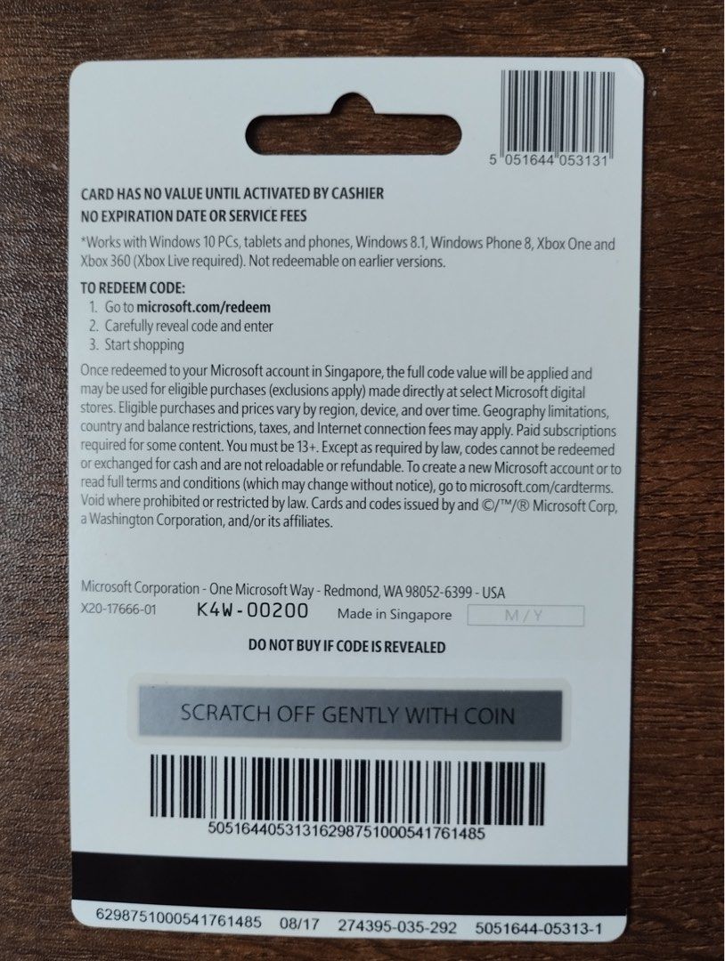 Xbox Gift Card (CA) - ScratchMonkeys