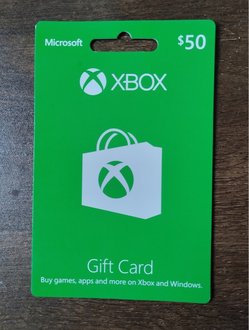 unused xbox money card