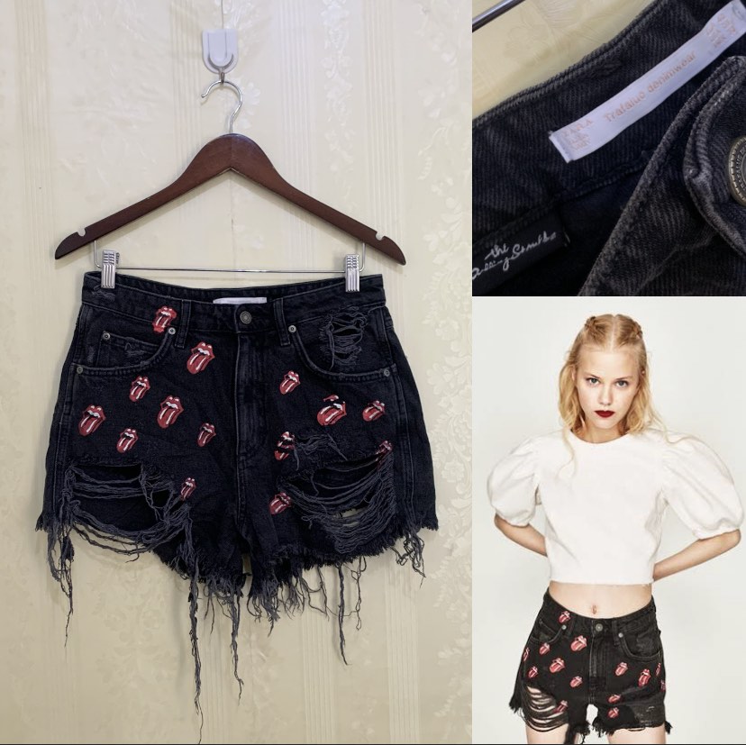 Zara rolling shop stones shorts