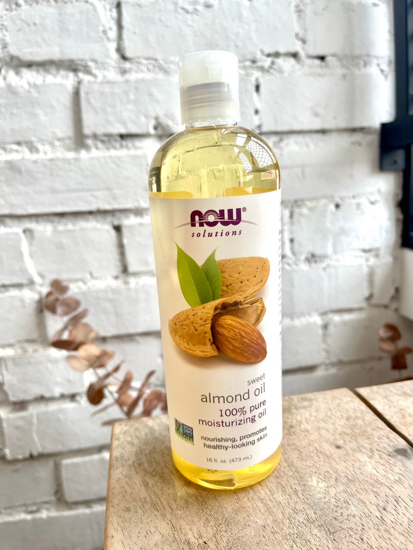 100 Almond Oil NOW brand, 473ml, Beauty & Personal Care, Bath & Body