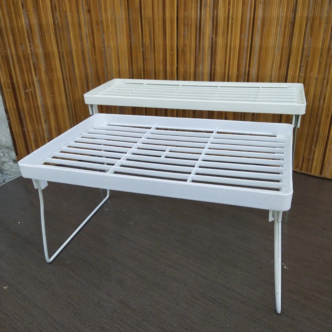 2 Foldable Kitchen Rack/Organizer (Category: Other Kitchenware & Tableware) located in Malolos. Submitted by jestrelita (Listing ID 1212206852, Image 3). Description: 2 Foldable Kitchen Rack/Organizer P320 both - table food tray rack - condiments organizer - space expanders - multipurpose foldable tray/rack - good condition 🇯🇵🏯👘👺🗾🍱🎎🍜🍙.