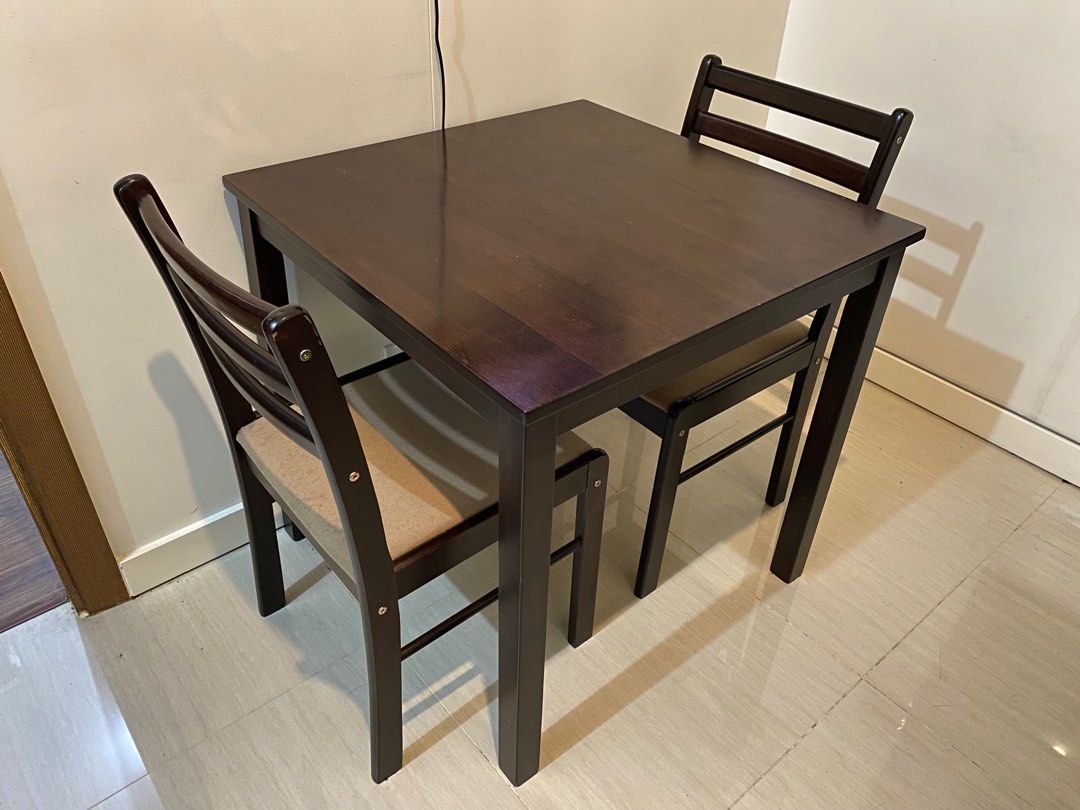 2 Seater Dining Table Set on Carousell