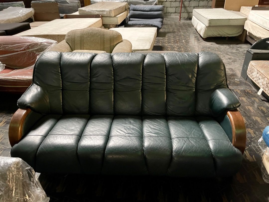 34 seater leather sofa from japan, Furniture & Home Living, Furniture