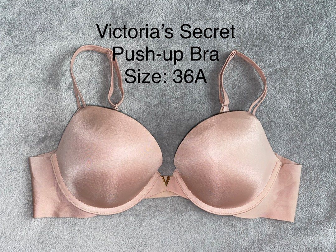 36A Victoria's Secret Push-up Bra, Women's Fashion, Undergarments &  Loungewear on Carousell