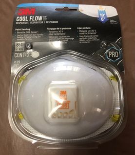 3M  Cool Flow Respirator 8511 N95 pack of 2