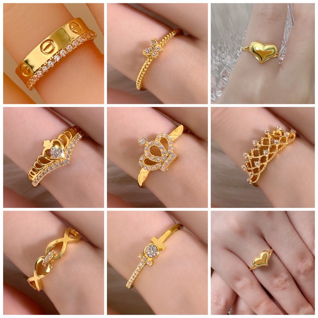 Gold top angti design