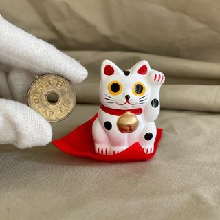 招財貓 乳牛貓 黑白貓 許願 日本錢幣 玩具 日本公仔 手工霧面上漆料