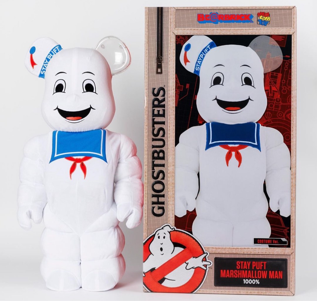 正規店特価BE@RBRICK STAY PUFT MARSHMALLOW MAN WHITE CHROME Ver. 1000％ キューブリック、ベアブリック