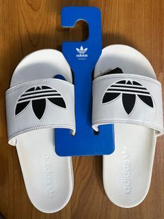 Adidas 白色軟底拖鞋