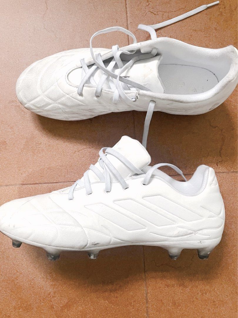 All white adidas boots on sale
