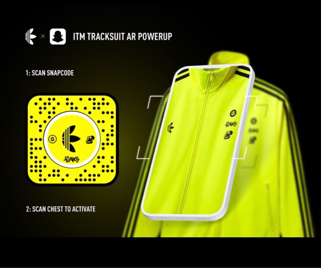 BNIB Adidas Into the Metaverse NFT Tracksuit and Beanie, Men's Fashion