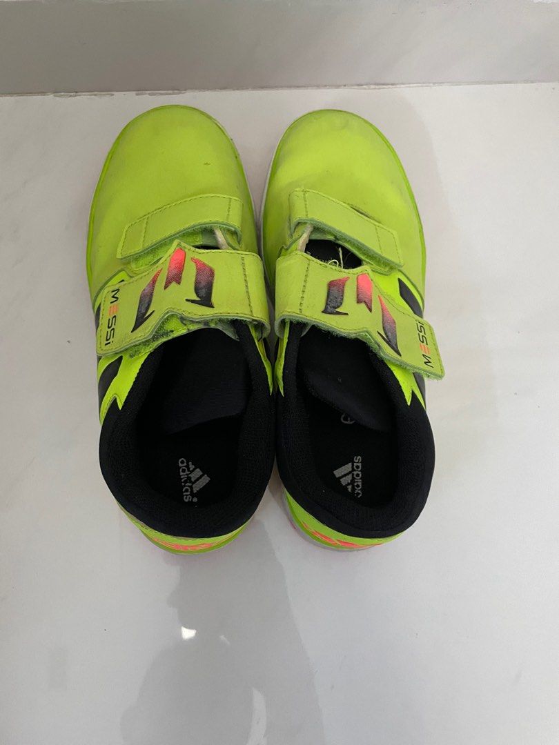 Adidas Messi Kids Street soccer shoes, Babies & Kids, Babies & Kids