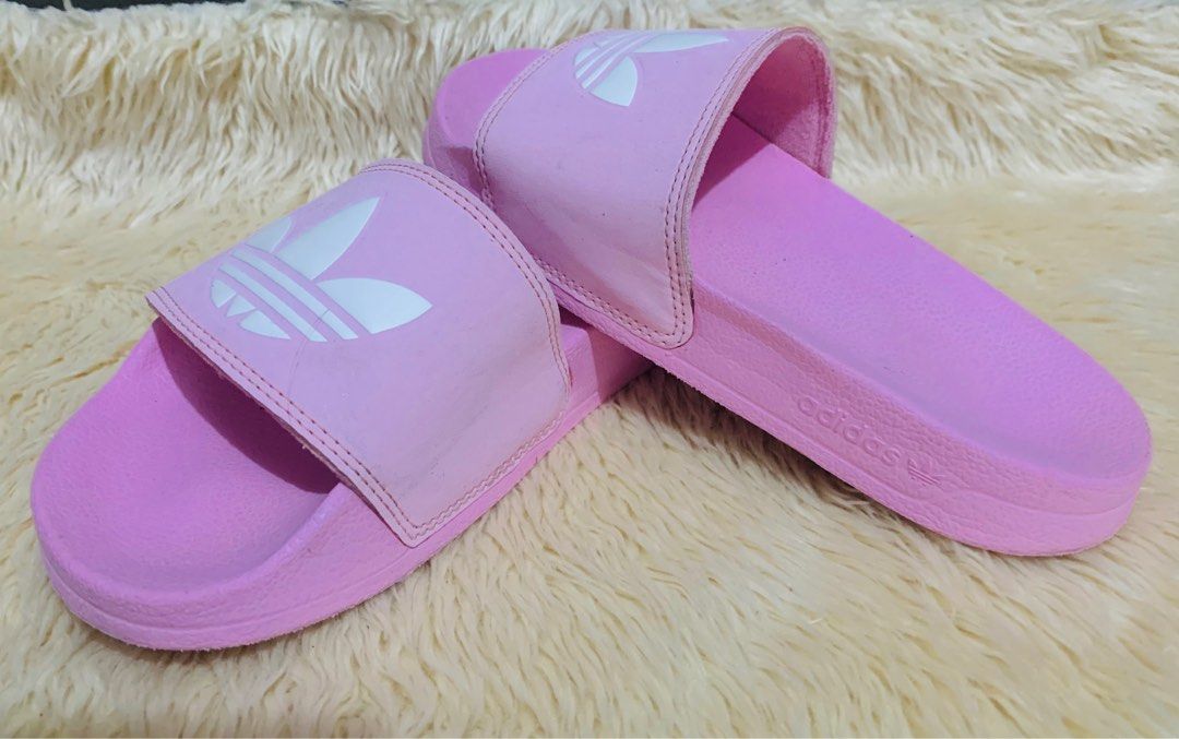 Adidas slides hotsell pastel