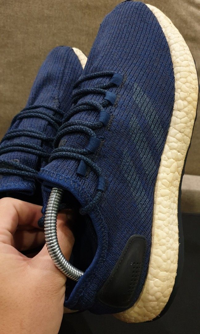 ADIDAS PURE BOOST Night Navy Running 8uk Kondisi Padu