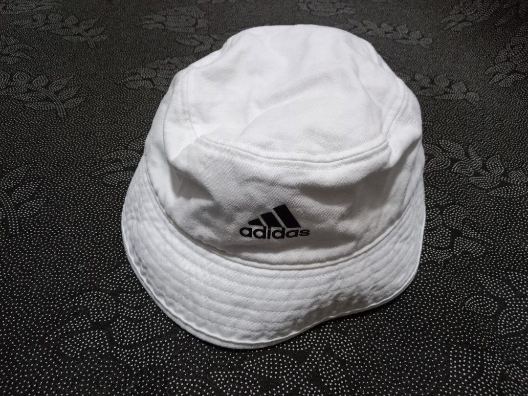 Adidas White Bucket Hat Size L Men s Fashion Watches