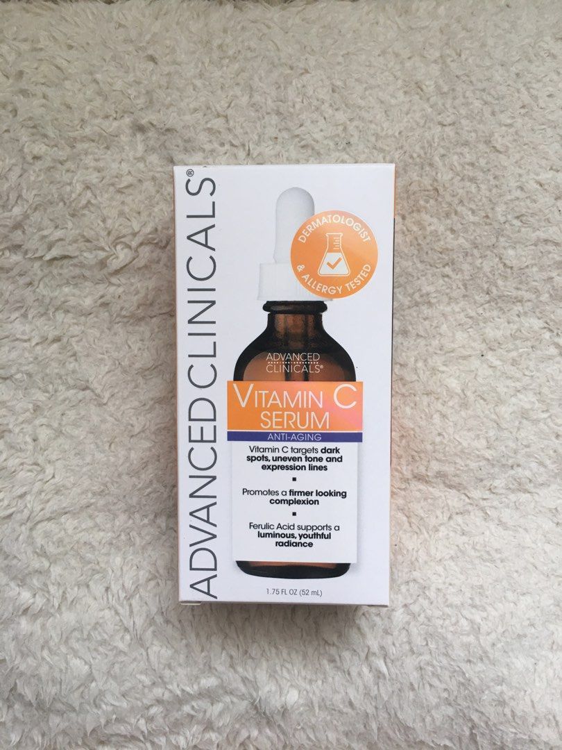 Advanced Clinicals Vitamin C Serum 52ml Antiaging Lifts skin tone