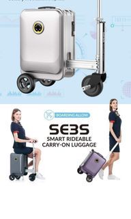 Air wheel electric luggage