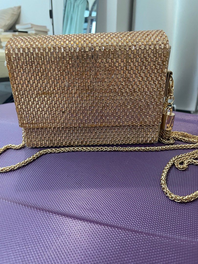 Aldo discount gold clutch