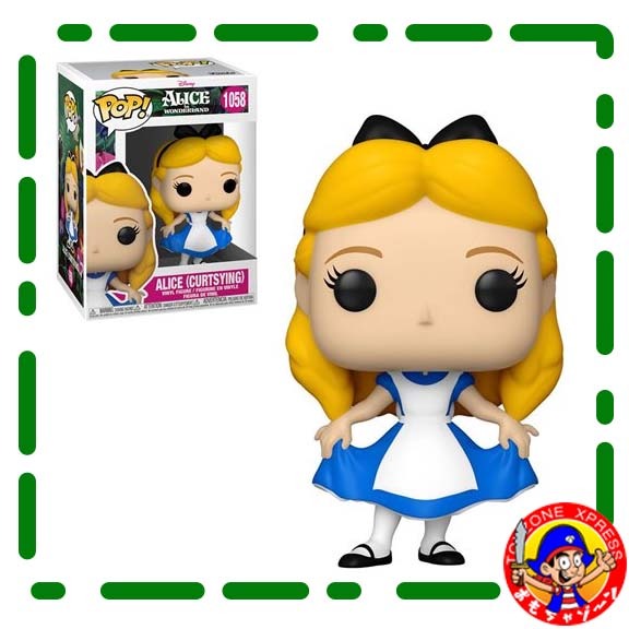 Alice in Wonderland 70th Anniversary Alice Curtsying Pop! Vinyl Figure Sold  by Toyzone Xpress, Hobbies & Toys, Toys & Games on Carousell