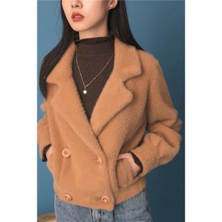 全新ANIREK毛茸茸夾克外套(吊牌未拆)