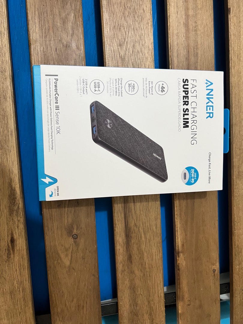 Anker PowerCore III Sense 10K USBC Portable Battery Charger Power Bank