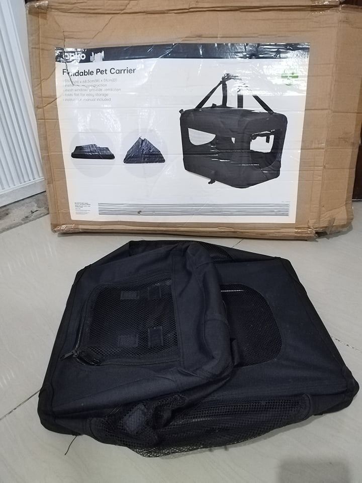 Anko Foldable Pet Carrier, Pet Supplies, Homes & Other Pet Accessories