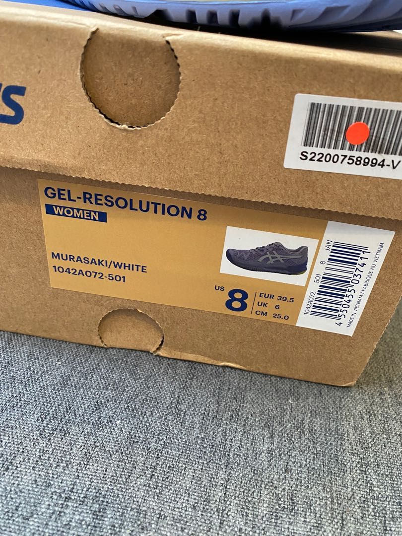 ASICS Gel Resolution 8 Women #39 s Fashion Activewear on Carousell