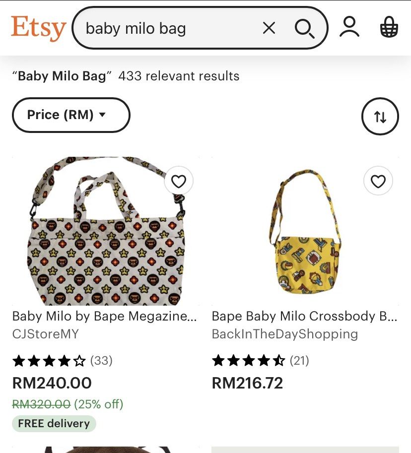 Baby milo x imaarnie sling bag Clearance