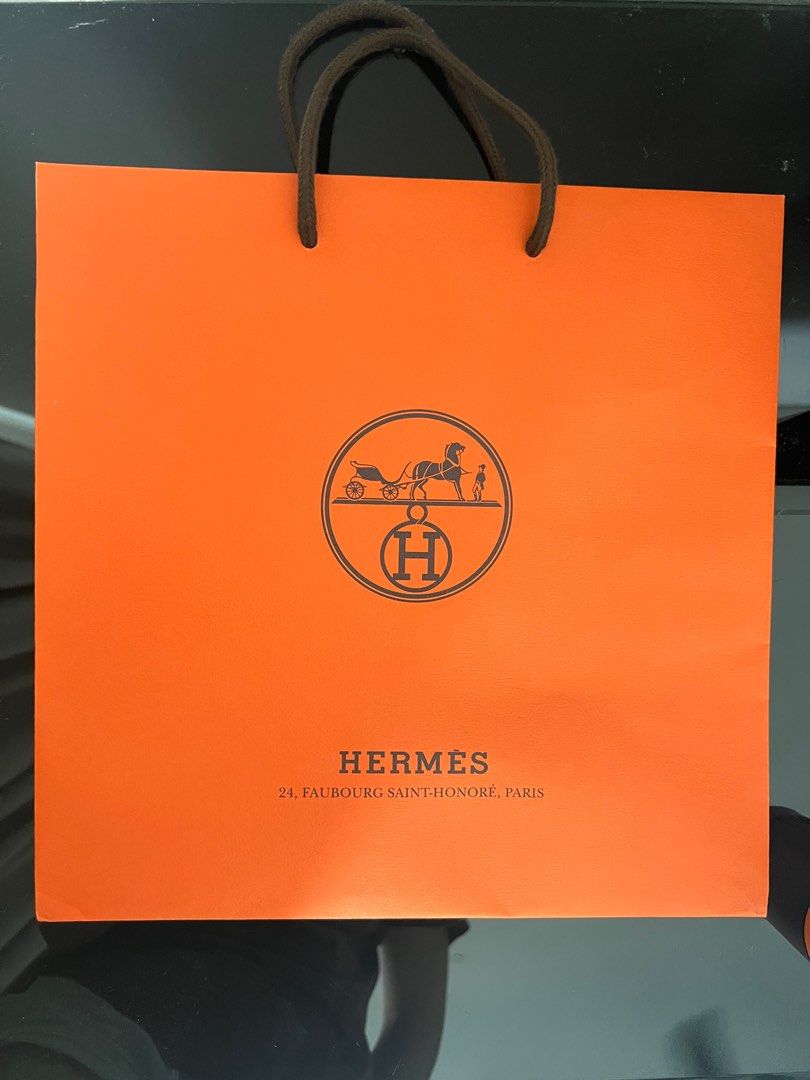 AUTHENTIC HERMES PAPER BAGS  Authentic hermes, Hermes, Paper bag