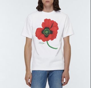 Pre-owned Kenzo Poppy By Nigo Oversized Pocket T-shirt Off White