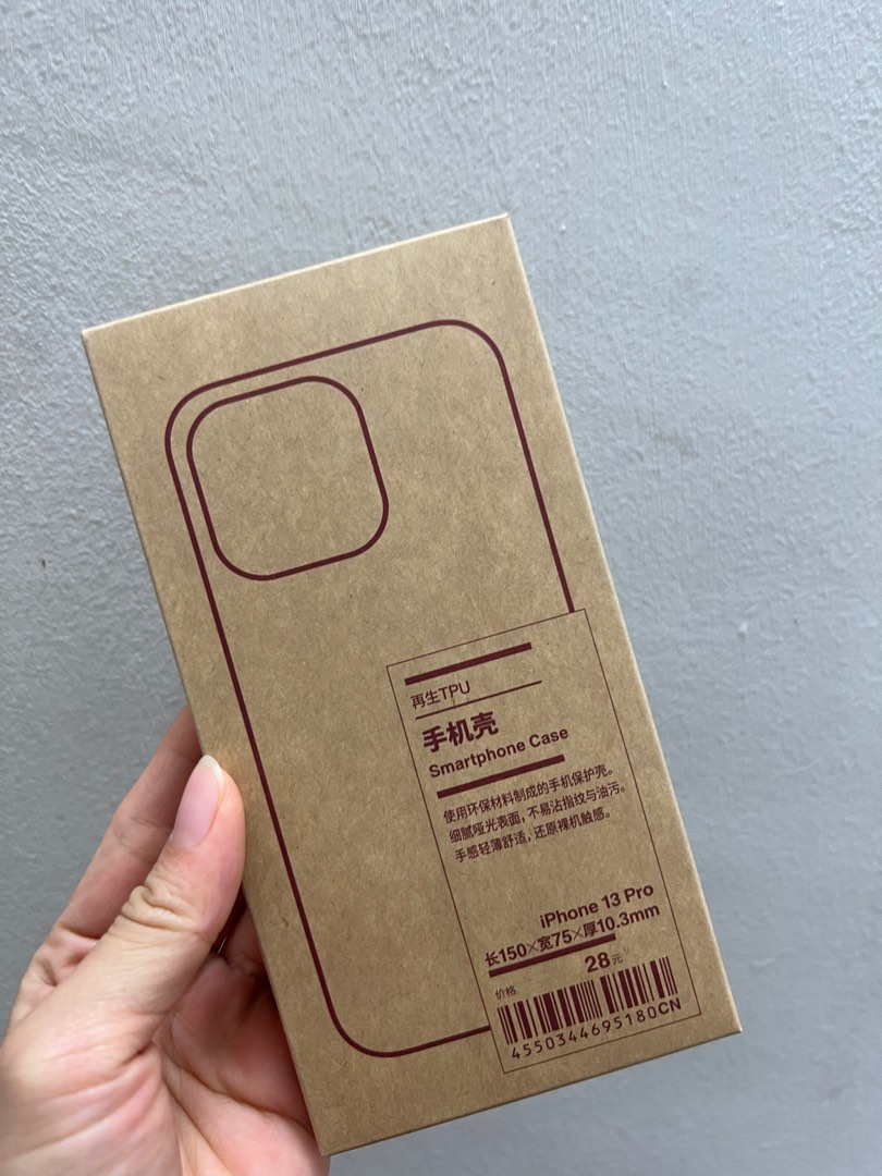 Authentic Muji iPhone 13 Pro case muji tpu phone cover, Mobile Phones