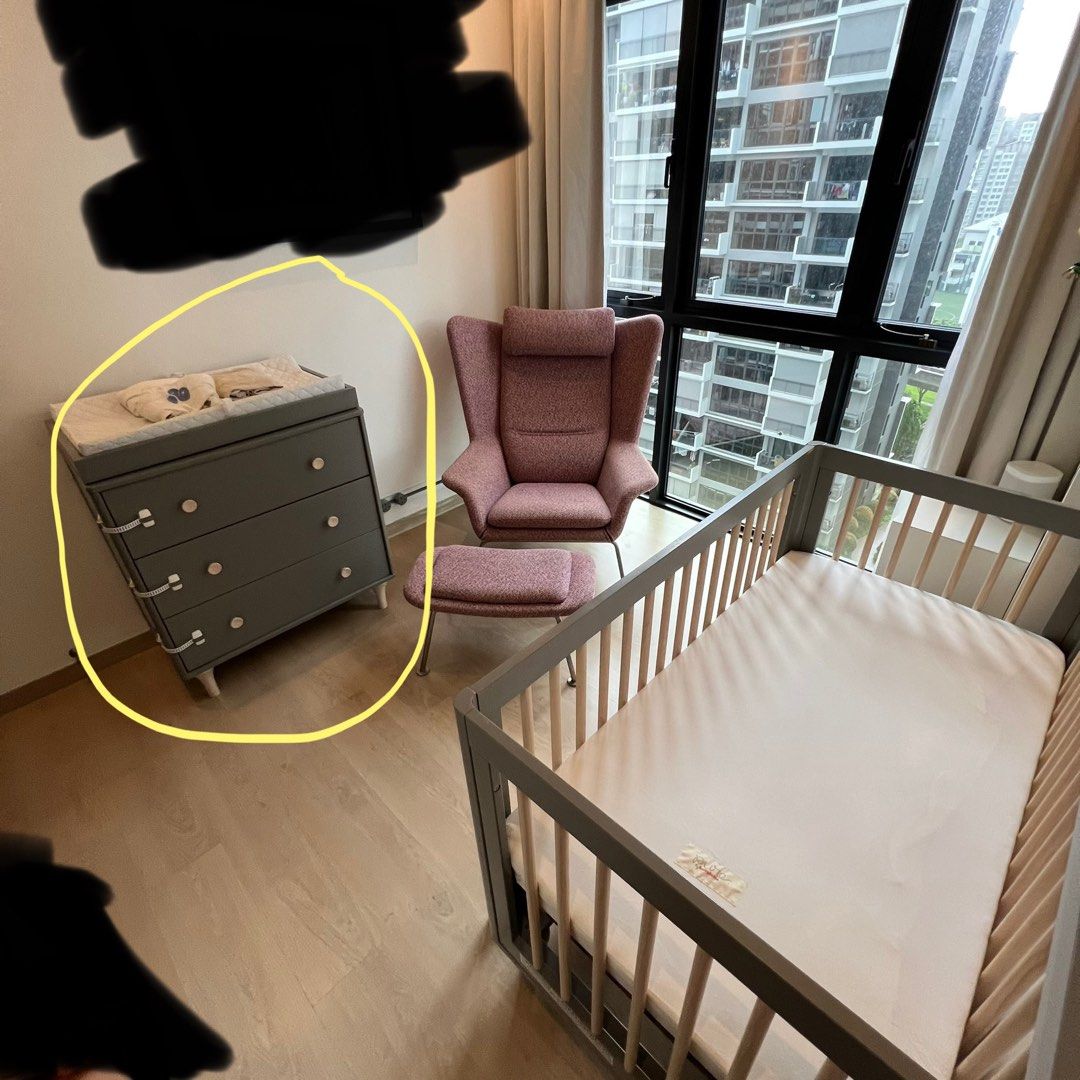 Babyletto Lolly Dresser Changer with changing pad, Babies & Kids, Baby