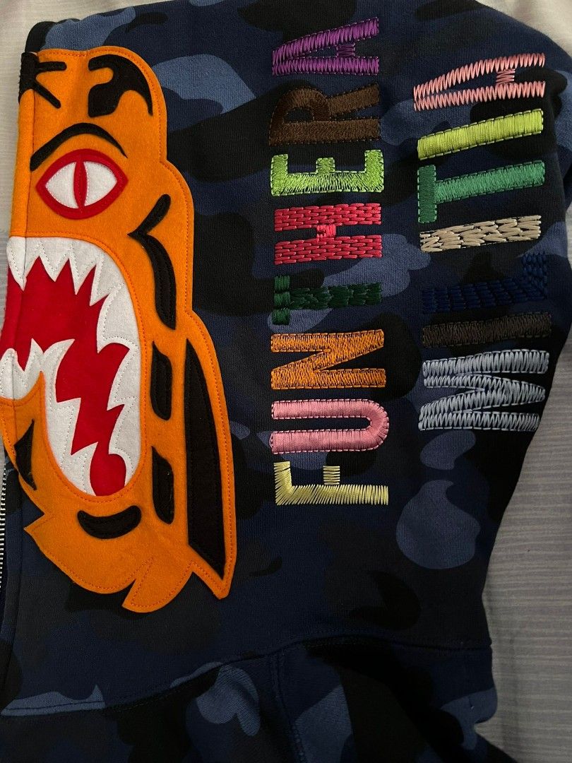 Funthera militia bape discount hoodie