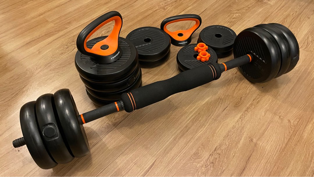 Barbell/Kettlebell/Dumbbell, Sports Equipment, Exercise & Fitness ...