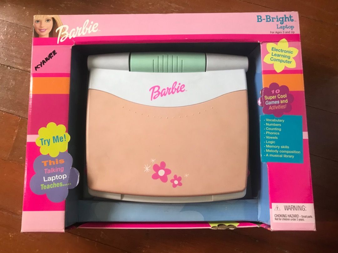 Barbie educational laptop, Hobbies & Toys, Toys & Games on Carousell