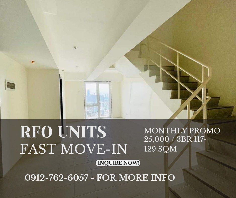 BI LEVEL 23BR RFO PASIG RENT TO OWN C5 Rent to own Ortigas Bgc