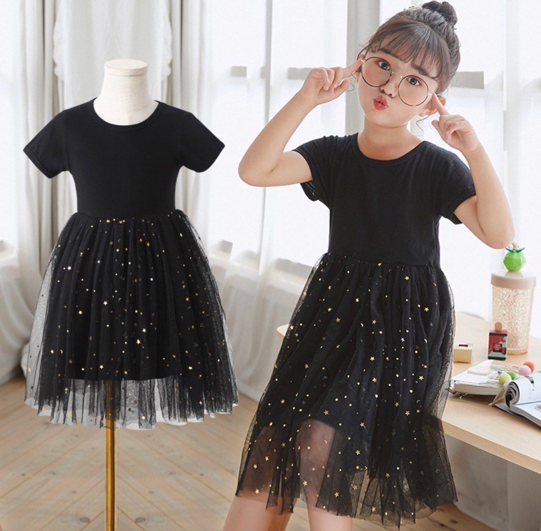 Black dress 4 5yo suitable for casual and halloween Babies Kids