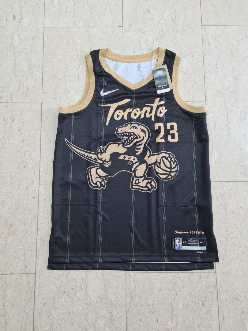 BNWT Nike Toronto Raptors Fred VanVleet Authentic 2022 City Mixtape Jersey  48 L!