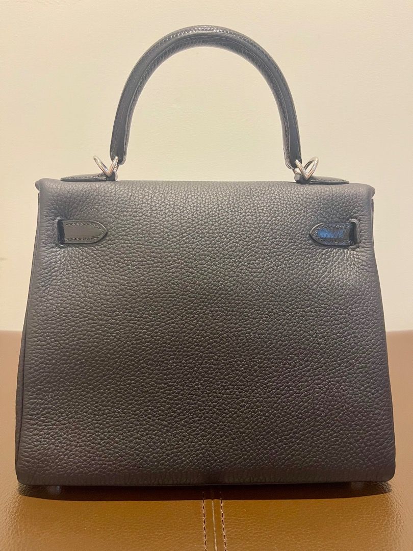 NEW Hermes Kelly 25 Touch Blue France/Sapphire Togo/Lizard Permabrass,  Luxury, Bags & Wallets on Carousell