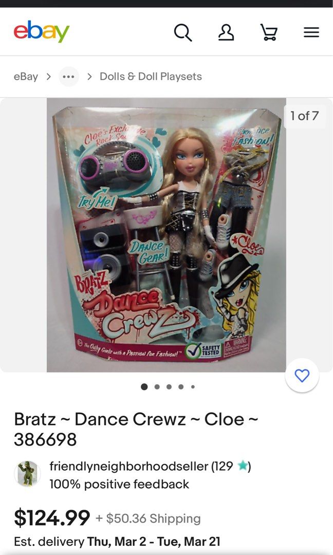 Bratz Dance Crewz Cloe 2009, Hobbies & Toys, Toys & Games on Carousell