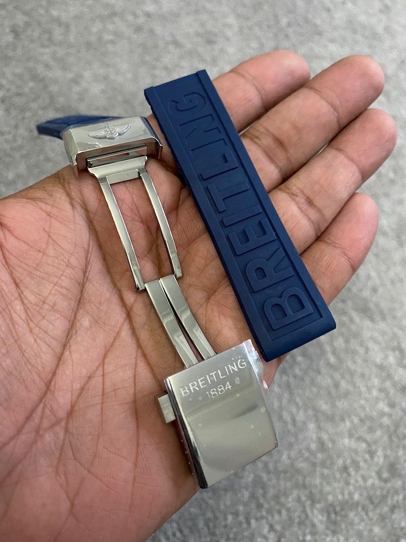 Breitling rubber strap 22mm outlet