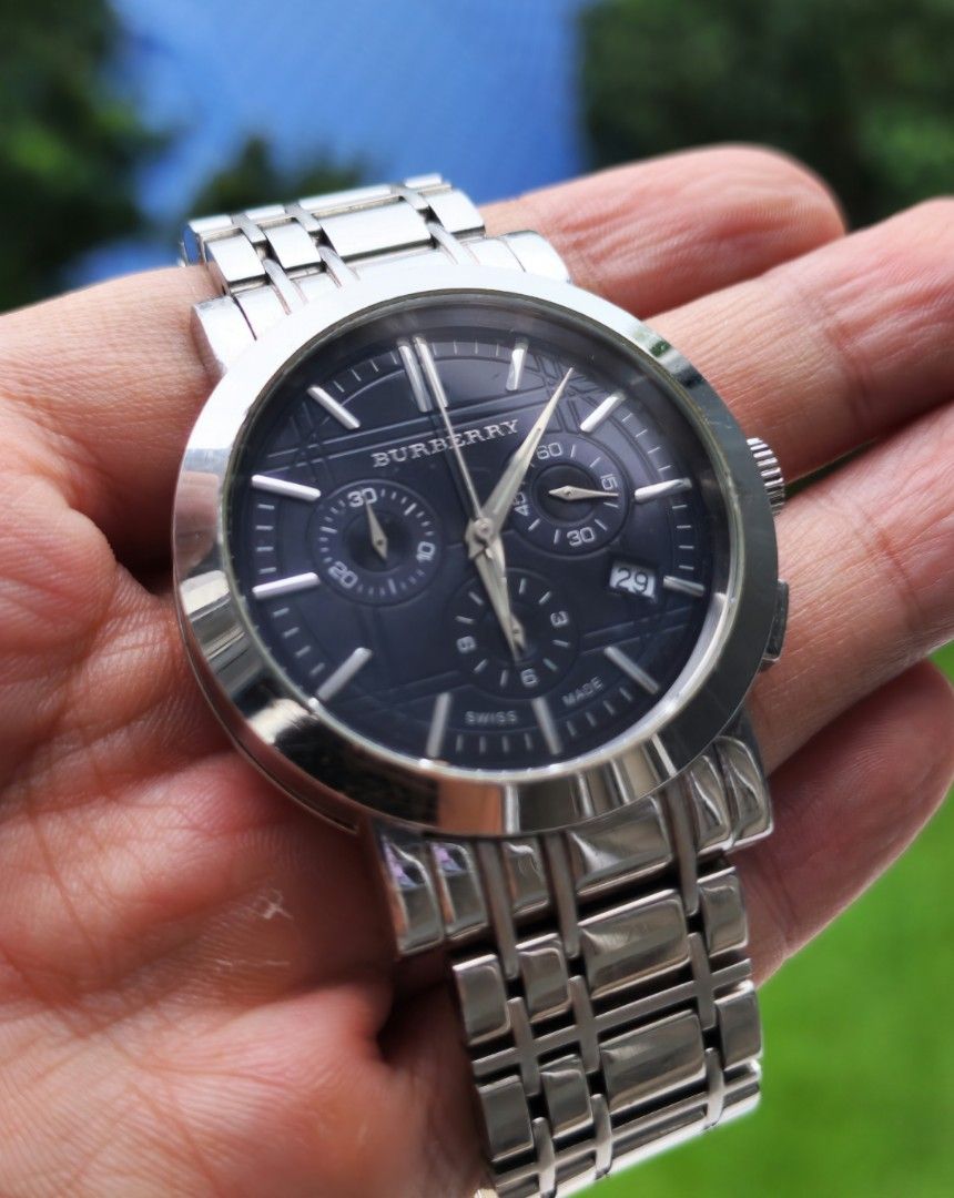 Burberry BU 1360 Quartz Chronograph Luxury Watches on Carousell
